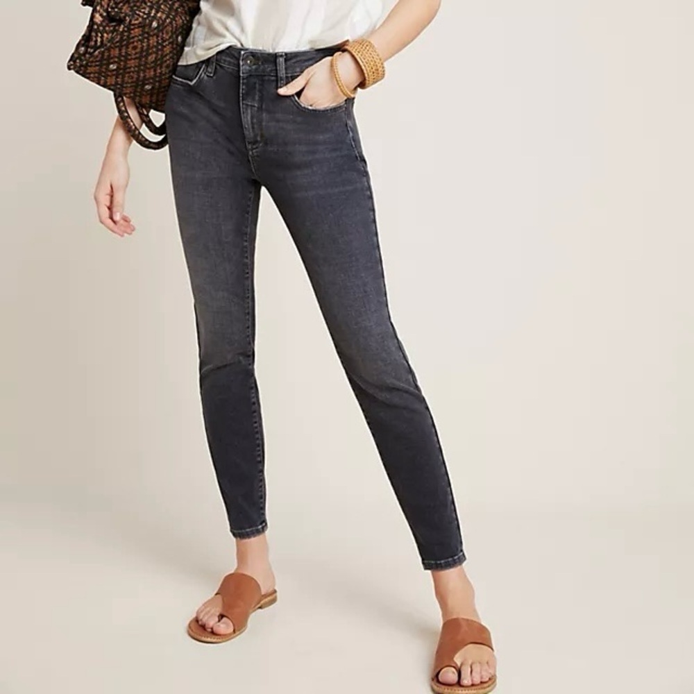 Pilcro Anthropologie Coal No.25 Skinny Stretch STET Fit Jeans